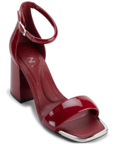 DKNY Women's Scarla Dress Sandal Heeled, Ruby RED, 7